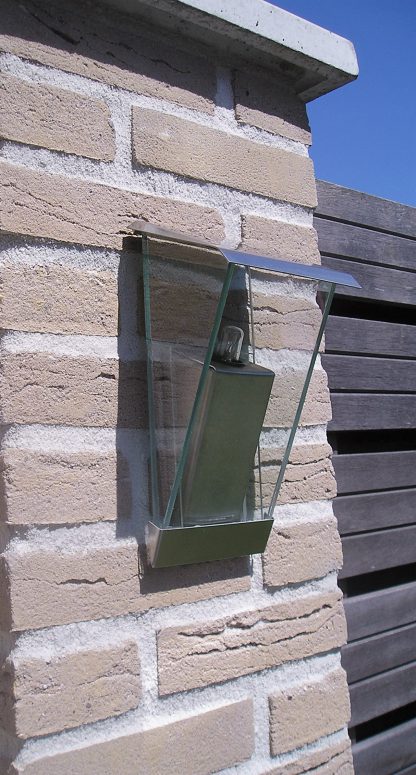 Twilight 1 Rvs/glas design lamp