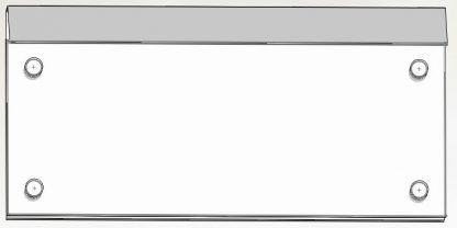 Naambord 12 met kap 12 x 25 cm - Afbeelding 4