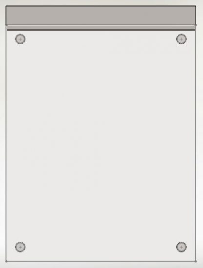 Naambord 16  met kap 27 x 20 cm - Afbeelding 3