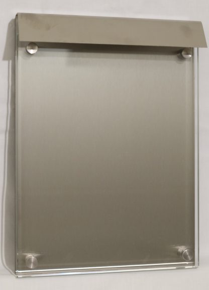 Naambord 16  met kap 27 x 20 cm